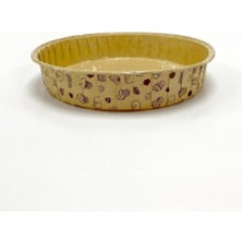 PremiumPort Kraft Desenli 25 Adet Muffin Kek Kapsülü, Cheesecake Şıklığında, Dayanıklı ve Kullanışlı