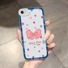 HONTINGA iPhone 7/8/se 2020 2022 ile Uyumlu Kılıfı Şeffaf Kamera Korumali Bow Tie Desen Airbag Yumuşak Silikon Telefon Kılıfı K5-0191
