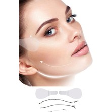 Gampus Yüz Kaş Göz Boyun Gerdirme Bantları ve Lastikleri (10 Adet)