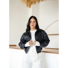 Orions Collection Polo Yaka Deri Ceket