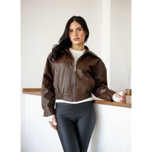 Orions Collection Polo Yaka Deri Ceket