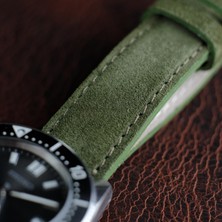 Yaydan Deri Aksesuar Yeşil Süet Deri Kordon