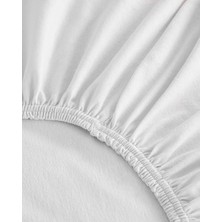 Tek Kişilik Yastıklı Çarşaf Takımı 100X200 Ranforce Beyaz Renk