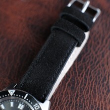 Yaydan Deri Aksesuar Siyah Süet Deri Kordon