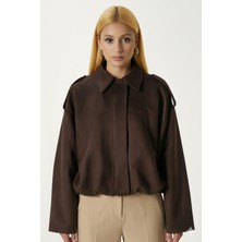 Orions Collection Kadın Süet Bomber Ceket Sara
