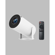 Lokiboo HDMI USB Bağlantılı 4K Destekli Taşınabilir Projeksiyon Cihazı - Lisinya