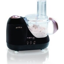 Arnica Mini Mutfak Robotu, Çok Fonksiyonlu, Şık ve Kullanışlı, Siyah Rose