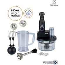 Allians Güçlü 1500W Cam Mutfak Robotu, Geniş Hazne ve Turbo Fonksiyon