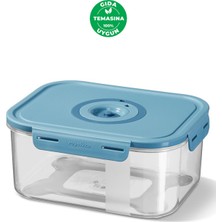 PremiumPort Vakumlu Taze Ürün Saklama Kabı 2500 Ml, Pratik ve Dayanıklı Tasarım