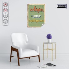 Akıllı Kağıt Statik Tutunma Özellikli Tablo - Poster Mizah (Model -1)