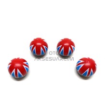 Otohousse Ingiltere Bayraklı Yuvarlak Lüx Sibop Kapağı