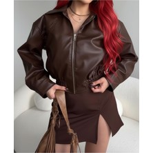 Orions Collection Deri Bomber Deri Ceket