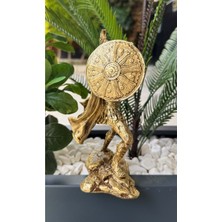 Panda Hediyelik Yunan Mitolojisi Theseus Biblo /20 cm /altın Rengi