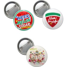 Twinkling Watermelon K-Drama Viva La Vida 3’lü Rozet Seti 1