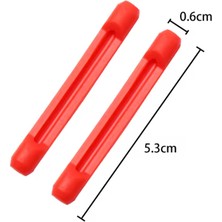 Optic Plus Silikon Kaydırmaz Kulak Koruyucu Sap Koruma Kırmızı 1 Çift