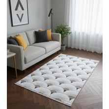 Yağmurser Lüx Yumuşak Dokulu Kaymaz Taban Halı Yolluk 3062 Gri