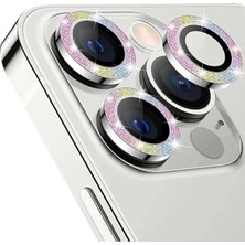 Ally Iphone 12 Pro Max 3D Metal Çerçeveli Kamera Lens KORUYUCU-(5775) - EMTHBA3590-9271