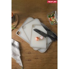 PremiumPort Pratik ve Şık 3'lü Kesme Tahtası Seti, Hijyeni Kolayca Sağlayın