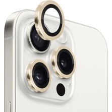 BM Makina Ally iPhone 15 Pro/15 Pro Max Kamera Lens Koruma CAMI-(5775)