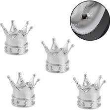 Otohousse Kral Tacı Alüminyum Sibop Kapağı Krom