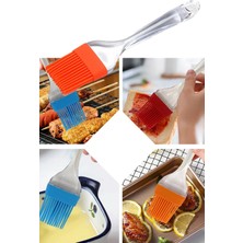 Gampus 1 Adet Büyük Boy Silikon Yağ, Sos, Yumurta Fırçası 22,5 Cm, Yüksek Isıya Dayanıklı, Pp Saplı