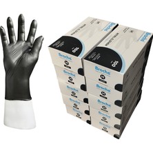 Broche Pudrasız Siyah Nitril Eldiven M Beden 10'lu Paket