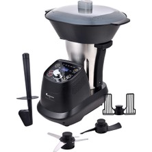 Allians Güçlü 1200W Mutfak Robotu, 6 Hız Ayarı ve 1,75L Kapasiteli, Şık Tasarım