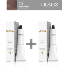 Lil'afix 2'li Tüp Boya 60 ml 7.2 Bej Kumral