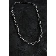 Moresun Buğz 316L Çelik Kral Zincir Model Gümüş Renk Erkek Kolye