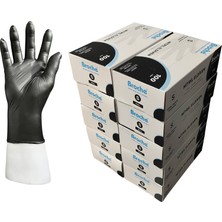 Broche Pudrasız Siyah Nitril Eldiven S Beden 10'lu Paket