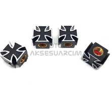 Otohousse Kare Artı Lüx Sibop Kapağı Siyah Beyaz