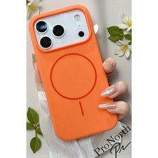 ProNorth IPhone 17 Pro Max Uyumlu Kılıf Kablosuz Şarj Destekli Premium Sıvı Silikon Kapak