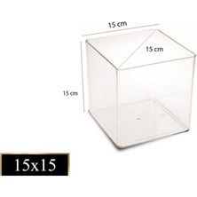 Teknotrust Waffle Sos Kabı, Kavanoz, Şekerleme ve Çikolata Saklama, 15X15X15CM