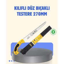 Calperia Kılıflı Budama Bahçe Testeresi 270 mm Düz Bıçaklı - Lisinya