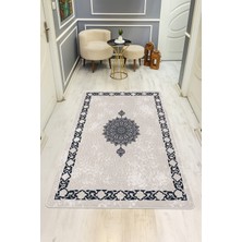 Dolce Mariee Klasik Desenli Dijital Baskı Kaymaz Taban Halı H0102