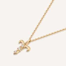 Aja Aries - Koç Burcu Kolye | 14 Ayar Altın