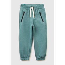 United Colors Of Benetton Yeşil Erkek Ek_fermuar Cepli Büzgü Ipli Ribanalı Regular Fit Eşofman Altı Model Kodu: ( 3J73GF05719W)