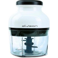 Allians Paslanmaz Elektrikli Mutfak Rondo, Beyaz, 4 Bıçak, Çok Amaçlı Kullanım