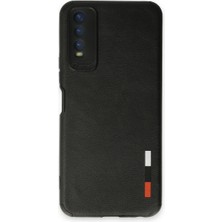 Buğz Vivo Y11S Kılıf Loop Deri Silikon - Siyah