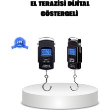 Calperia Dijital El Kantarı – 50 kg Taşıma Kapasiteli, Taşınabilir Hassas Tartı - Lisinya