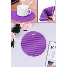 Mutfak Köşesi Petek Şekilli Silikon Nihale, Kalbura Bastı Kalıbı Karışık Renk