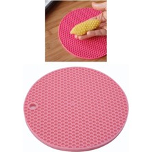 Mutfak Köşesi Petek Şekilli Silikon Nihale Kalbura Bastı Kalıbı Nihale Karışık Renk