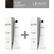 Lil'afix 2'li Tüp Boya 60 ml 6.68 Kadife Kahve