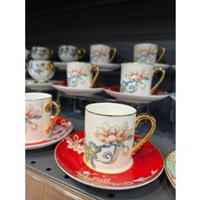 Akdeniz Home King Irena 6 Kişilik Kahve Fincan Takımı - YNS-007