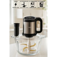 Allians 1200W Güçlü Et Kıyma Makinesi ve Çok Amaçlı Blender Seti