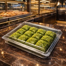 PremiumPort Kapaklı Baklava Kabı 1000 gr 25 Adet, Sızdırmaz, Güvenli ve Şık Tasarım