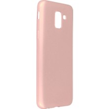 Buğz Samsung Galaxy J6 Kılıf First Silikon - Rose Gold