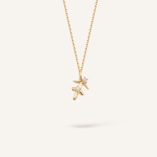 Aja Sagittarius - Yay Burcu Kolye | 14 Ayar Altın