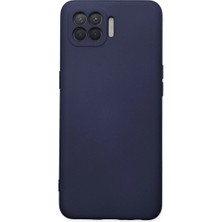 Buğz Oppo Reno 4 Lite Kılıf Nano Içi Kadife Silikon - Lacivert