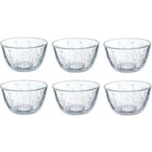 PremiumPort 6'lı Cam Kase Takımı, Marmelade ve Çerezlik, Şık ve Pratik Kullanım